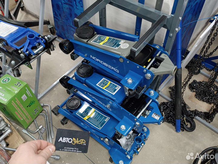 Домкрат подкатной 3 тонны nordberg N32033