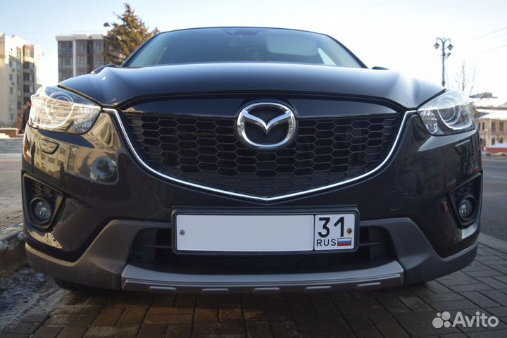 Накладка переднего бампера Mazda CX-5 SKY вставка