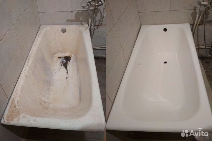Реставрация ванн с Гарантией. Качественно