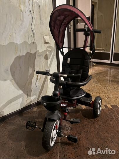 Детский велосипед с родительской ручкой Kreiss