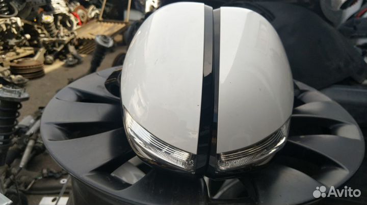 Санта Фе 4 левое зеркало 9 контактов