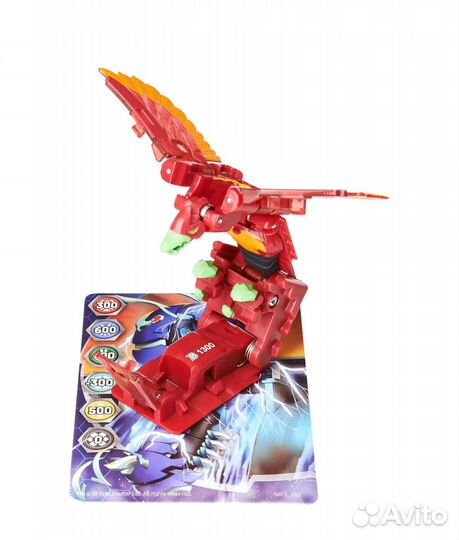 Новый Bakugan Geogan Stymphalian Bird Red