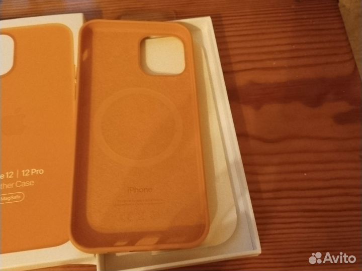 Leather case iPhone 12 pro