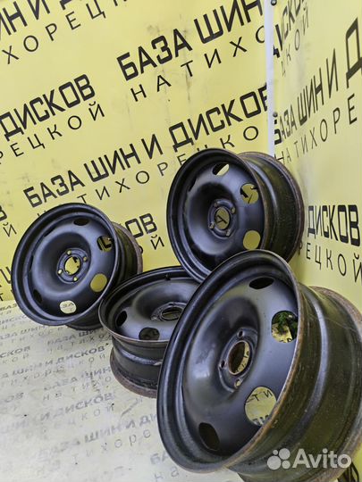 Штампованные диски R16 4x108 6.5J ET 26 Цо 65.1