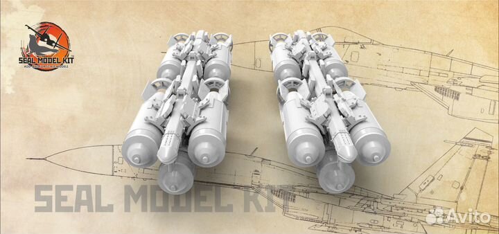 Дополнение из смолы Seal Model Kit smk48027 1/48