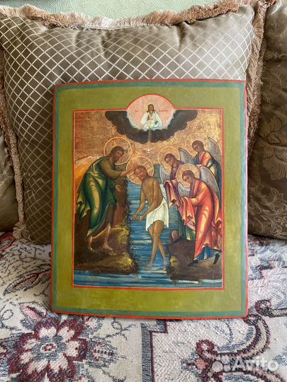 Икона Богоявление 19 в