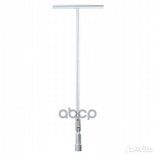 Ключ свечной Т-образный с карданом 16*350мм мет