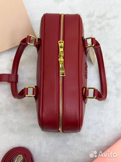 Сумка MIU MIU Arcadie large малиновая