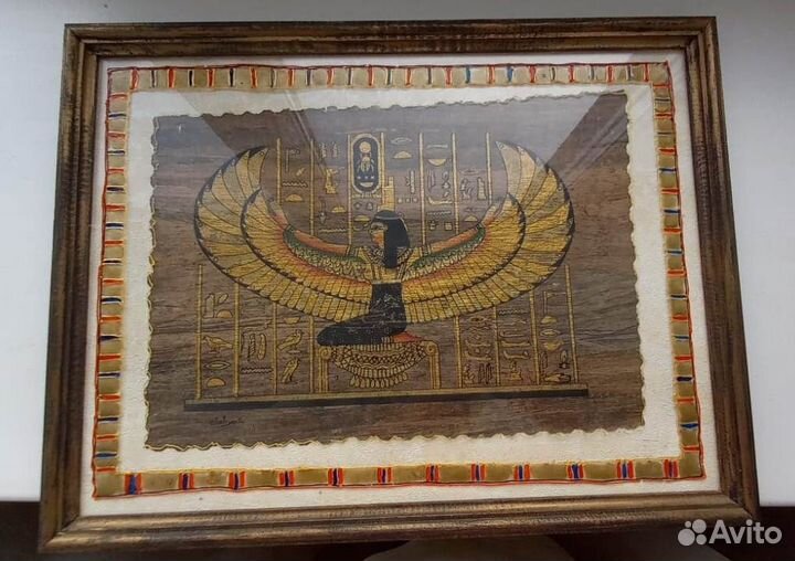 Картина из египта на папирусе