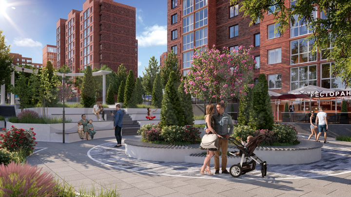 1-к. квартира, 36 м², 6/9 эт.