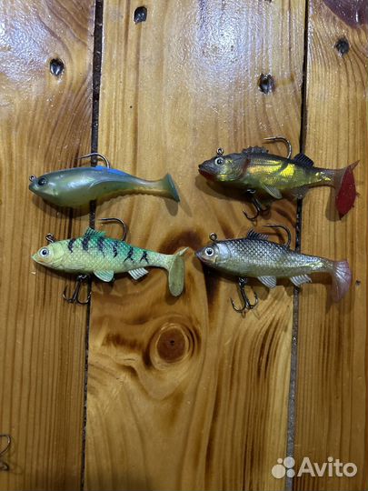 Блесна, Вертушки, Резиновые Рыбки