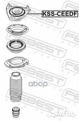 Опора переднего амортизатора kssceedf Febest