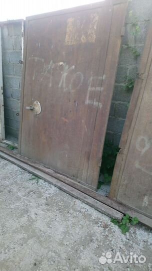 Ворота гаражные металлические бу