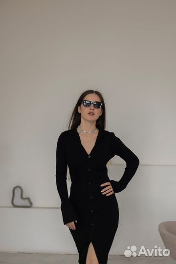 Платье трикотажное