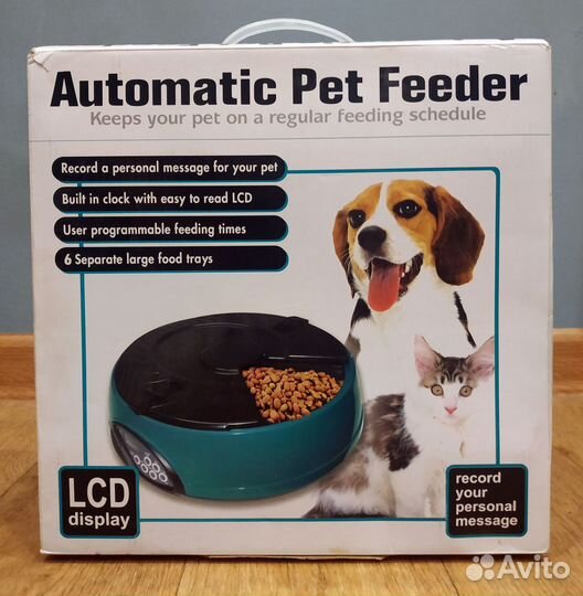 Автоматическая кормушка на 6 кормлений