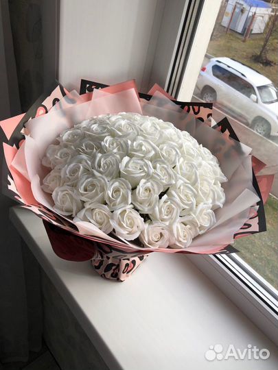 51 роза роза из мыла