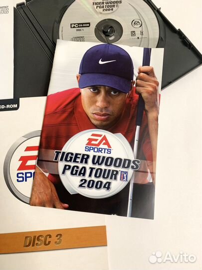 Tiger Woods PGA Tour 2004 зарубеж лицензия DVD-box