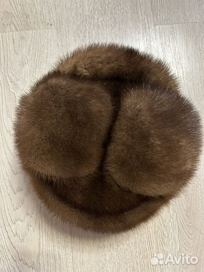 Норковая шапка мужская новая