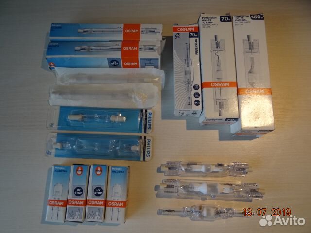 Лампы галогенные,металлогалогенные Osram Philips