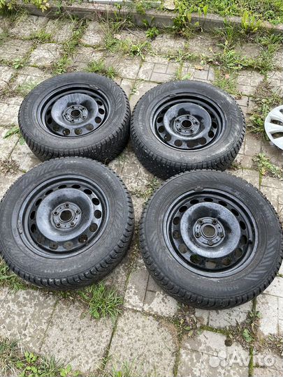 Колеса в сборе r16 зимние skoda