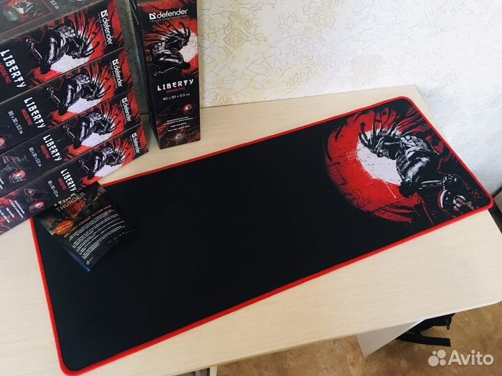 Игровой коврик для мыши большой 80х30х0.3, новый