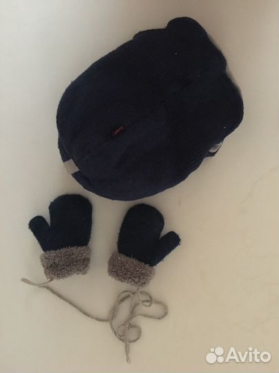 Шапка шлем trango и варежки