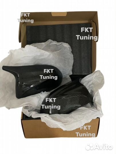 Накладки на зеркала BMW X1-X7 G-кузов М-стиль Карб