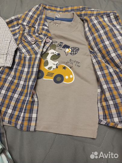 Рубашка на мальчика 68