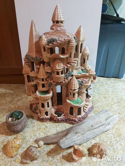 Аквариумные домики (гроты) для рыбок