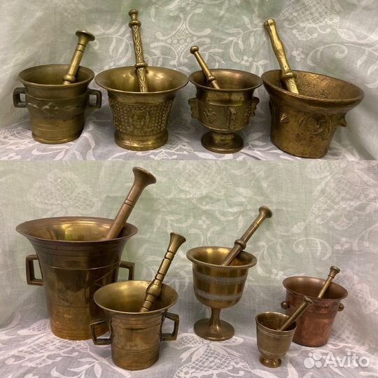 Ступка с пестиком, винтаж