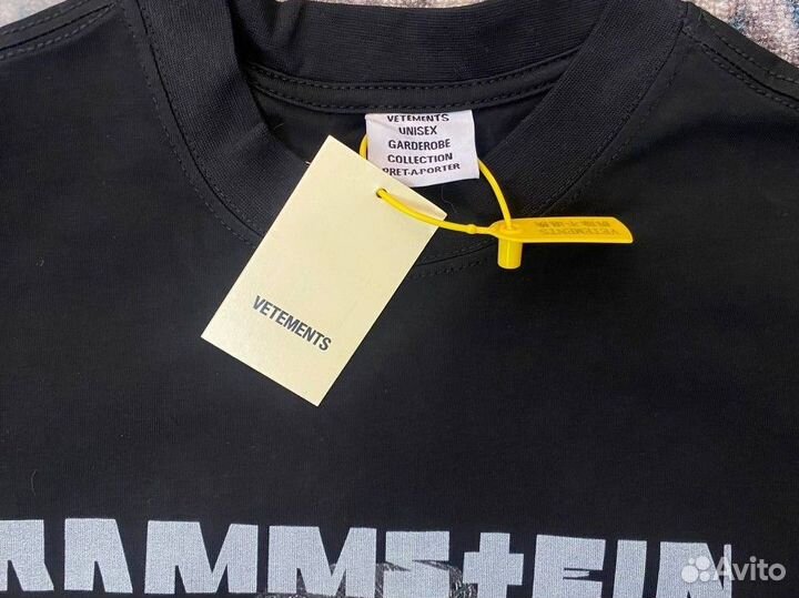 Футболка vetements rammstein