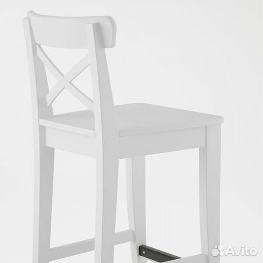Барный стул со спинкой, 63 см IKEA
