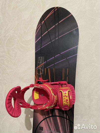 Сноуборд +крепления +ботинки