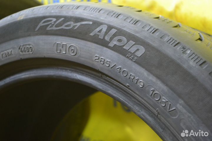 Michelin Pilot Alpin 285/40 R19