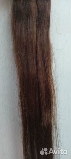 Волосы на заколках