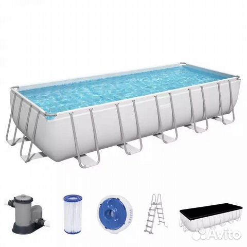 Каркасный бассейн Power Steel 640х274х132см