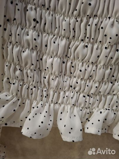 Лёгкая блузка в горошек