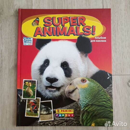 Super Animal альбом и блок (500 наклеек) Panini