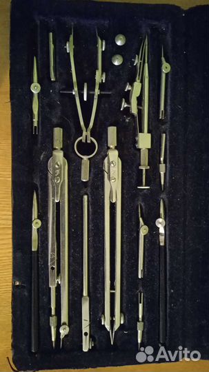 Готовальни СССР 8 шт,измеритетели