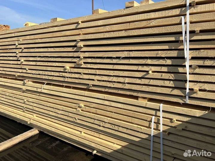 Доска обрезная 50Х200X6000мм