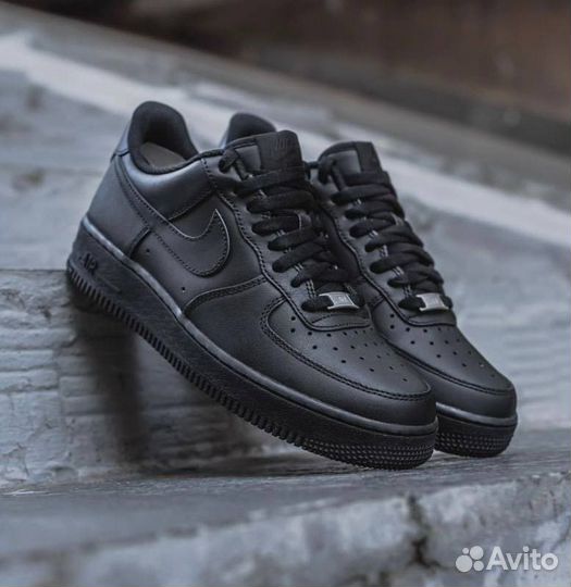 Кроссовки Nike air force 1 черные