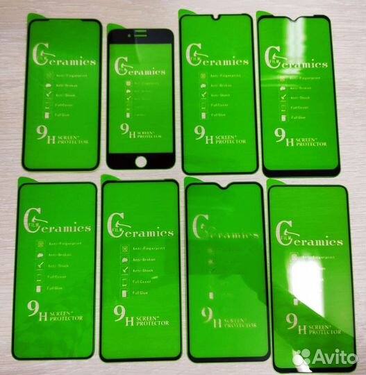 Защитные стекла керамические (не бьются)