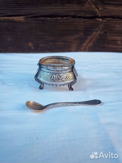 Солонка мельхиор СССР