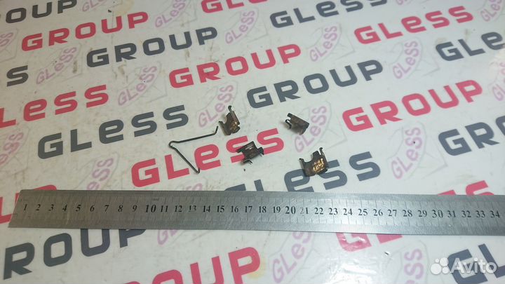 Комплект уст-ный зад. колодок BJ CP GF GG GH диск