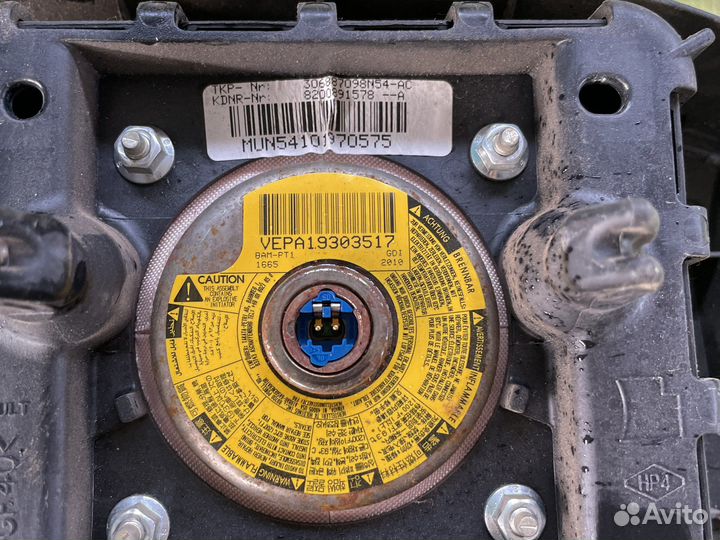 Подушка безопасности в руль Renault sandero