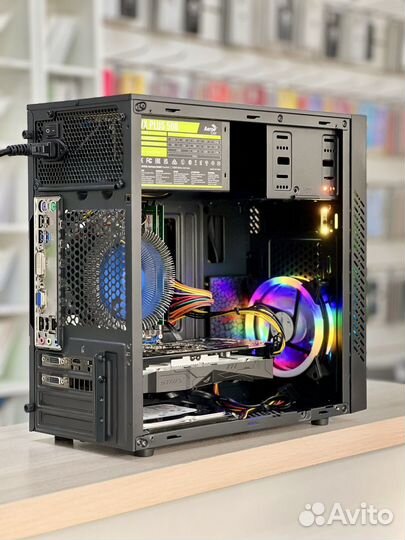 Игровой пк / Intel Core i3, RX 570, SSD + HDD