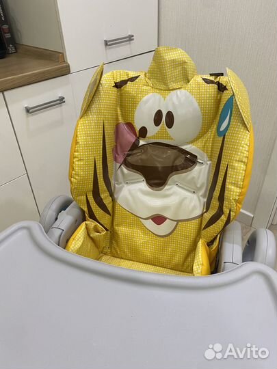 Стульчик для кормления chicco polly 2 start тигр