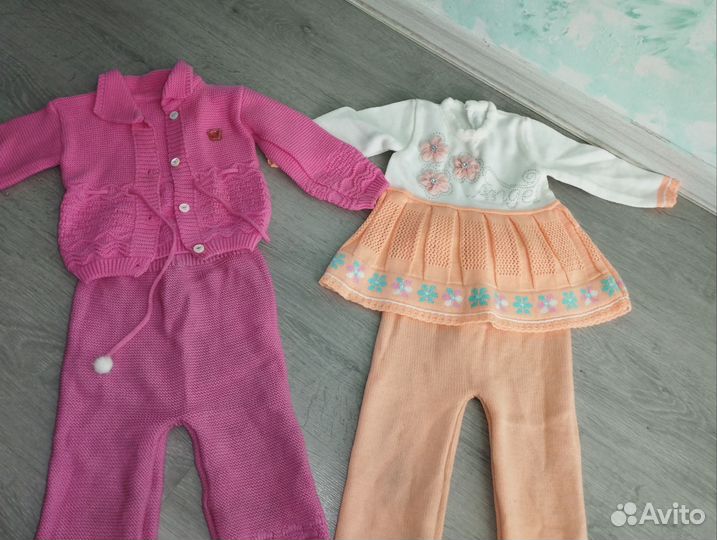 Вязанный костюм