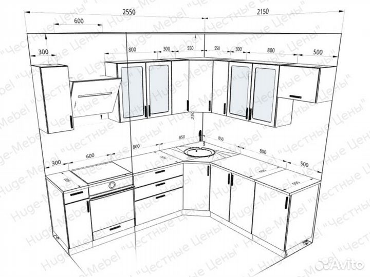 Кухня. Новый кухонный гарнитур