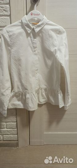 Рубашка/ блузка для девочки 140р